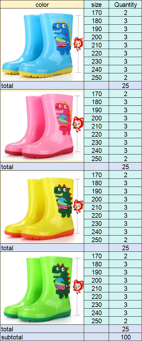 OFERTA 2x1 - BOTAS DE LLUVIA NIÑOS