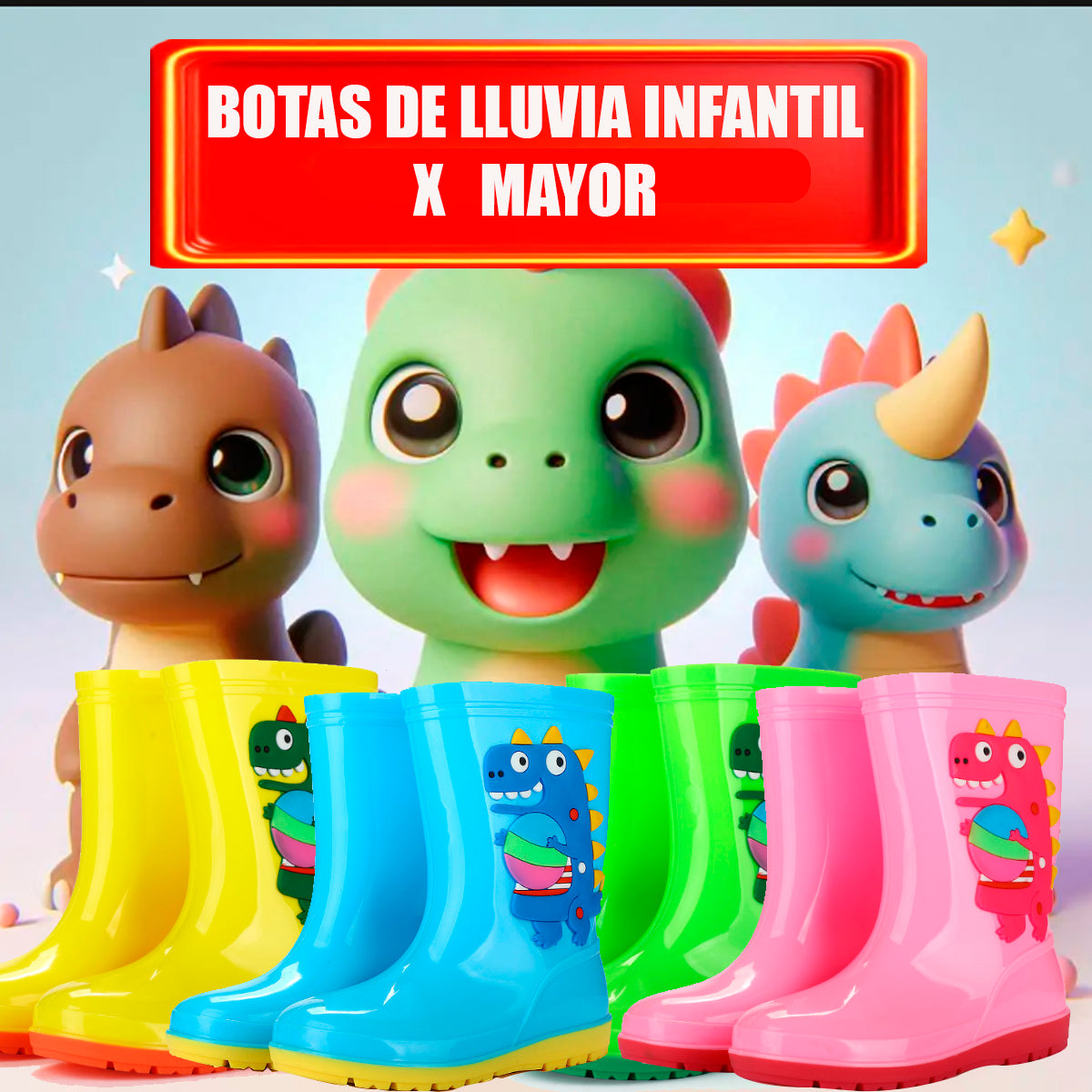 OFERTA 2x1 - BOTAS DE LLUVIA NIÑOS